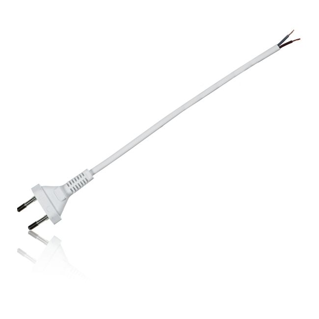 Sznur OMYp Zamel 2 x 0,5 mm2 1,5 m biały