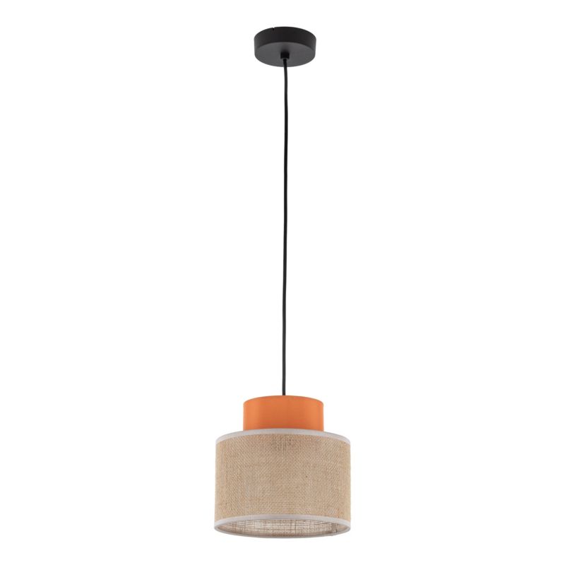 Lampa wisząca TK-Lighting Duo Juta Orange 1 - 1szt.