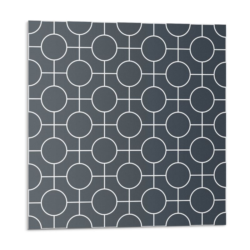 Kafelki samoprzylepne Wallfluent 50x50 cm Geometria kół i linii w designie 4 szt.
