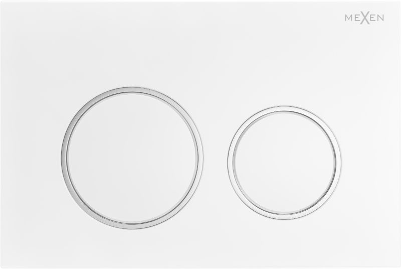 Przycisk spłukujący Mexen Fenix 07 XS biały matowy 1 szt.