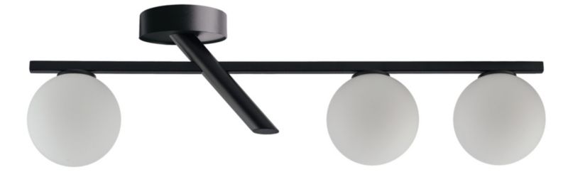 Lampa sufitowa wisząca Sigma Lighting Zoe 6743 czarno-biała dekoracyjna 3xG9 x 1 szt.