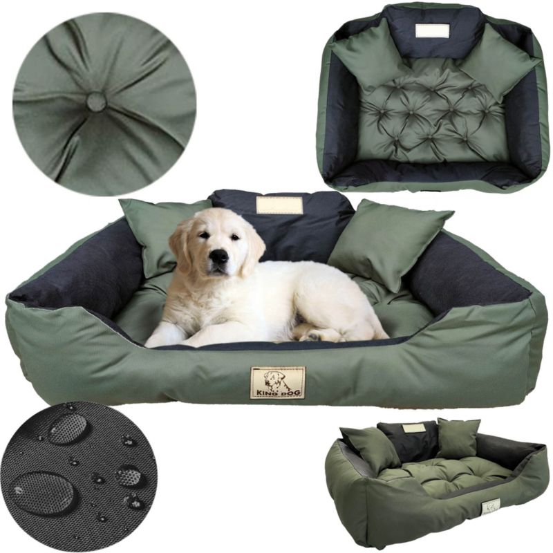 Legowisko dla psa personalizowane EDANTI 115x95 zielone 1 szt.