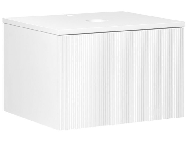 Szafka łazienkowa wisząca 60 x 52 cm biała Alzira 1 szt.