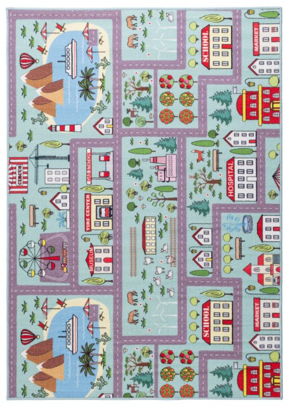 Dywan Multidecor Stella Ulice 120 x 170 cm morski 1 szt.