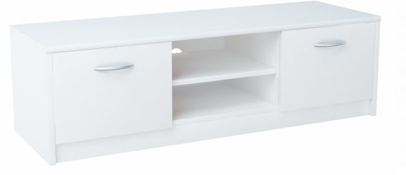 Szafka rtv Matkam stolik 120 cm 2DC Rob biały 1 szt.