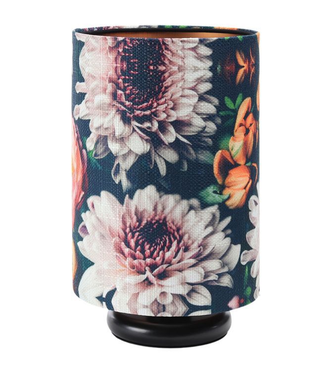 Lampa Bps Koncept stołowa FLORAL-D wielokolorowa/miedziana 1 szt