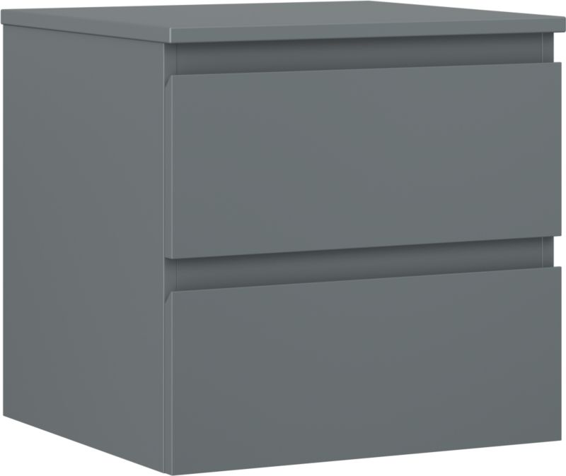 Szafka podumywalkowa Mexen Orio grafit mat 50 cm 2 szuflady 1 szt.