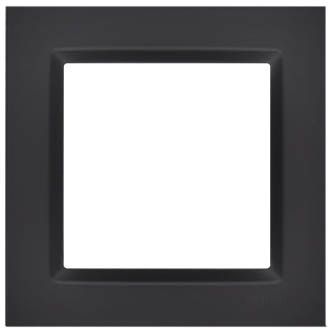 Ramka pojedyncza Kontakt-Simon S10 czarna