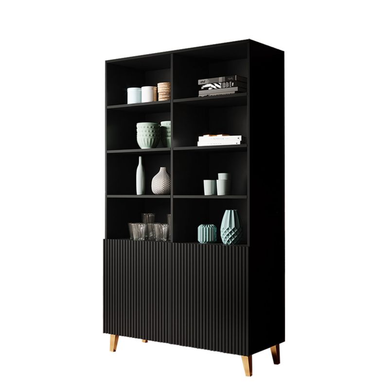 Regał MIRJAN 24 Pafos 100 czarny/złoty 1 szt.