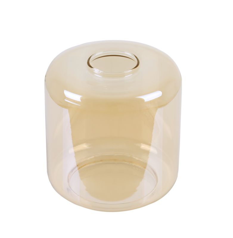 Klosz do lampy wiszącej Light Home LH Novalja E27 miodowy szklany 15.5x15cm 1szt.