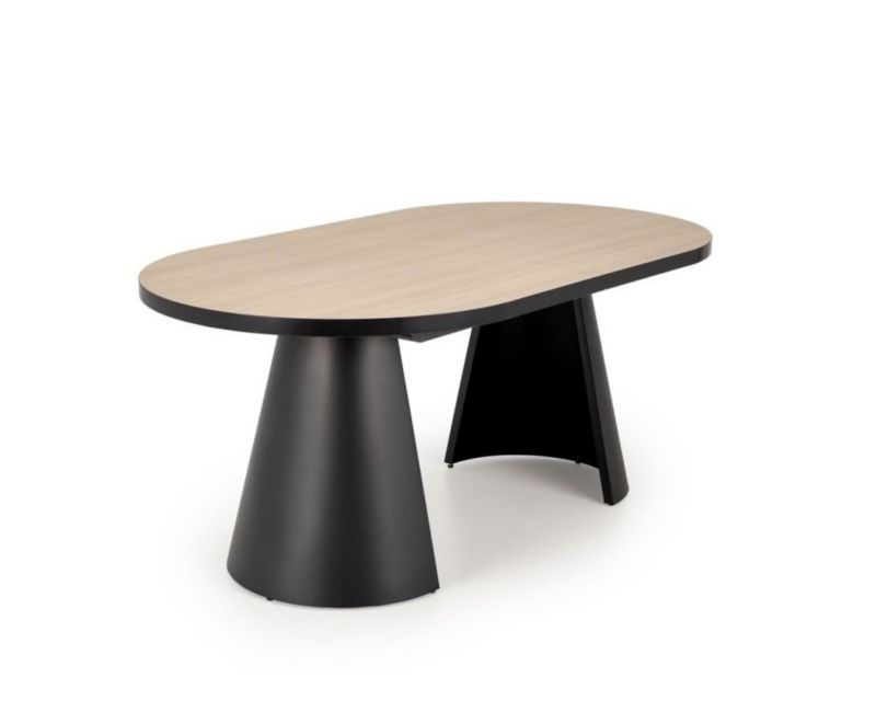 Stół Halmar rozkładany GIACOMO dąb naturalny/czarny 1 szt