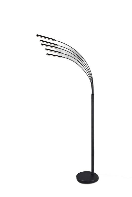 Lampa podłogowa stojąca RL Reed czarna LED 4W 3000K 350lm wym: 195,5 x 30,5 x 30,5 cm - 1 szt.