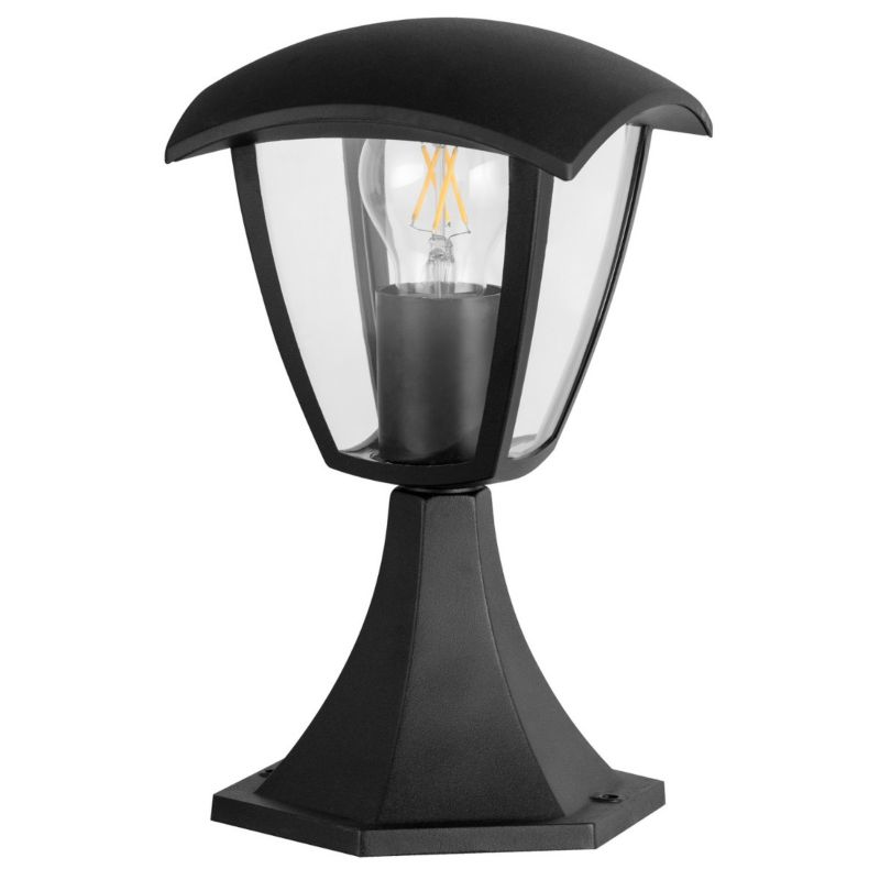 Lampa ogrodowa stojąca Polux Igma czarny mat 1 x E27 x 12W IP44 wym: 29,5 x 15,5 x 15,5 cm - 1 szt.