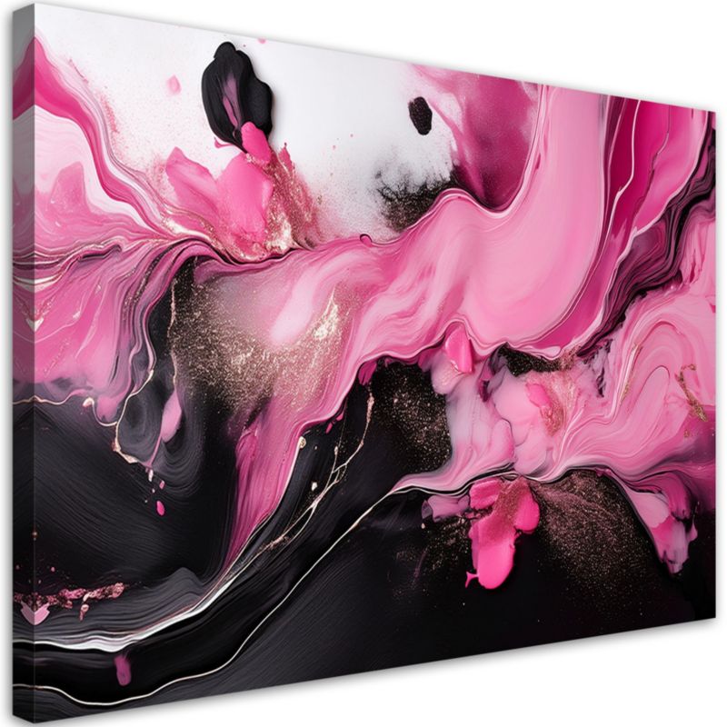 Obraz na płótnie Feeby Różowa Abstrakcja Loft 90x60cm 1szt