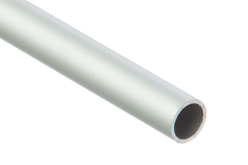 Rura okrągła aluminiowa gładka 1000 x 20 x 1 mm srebrna