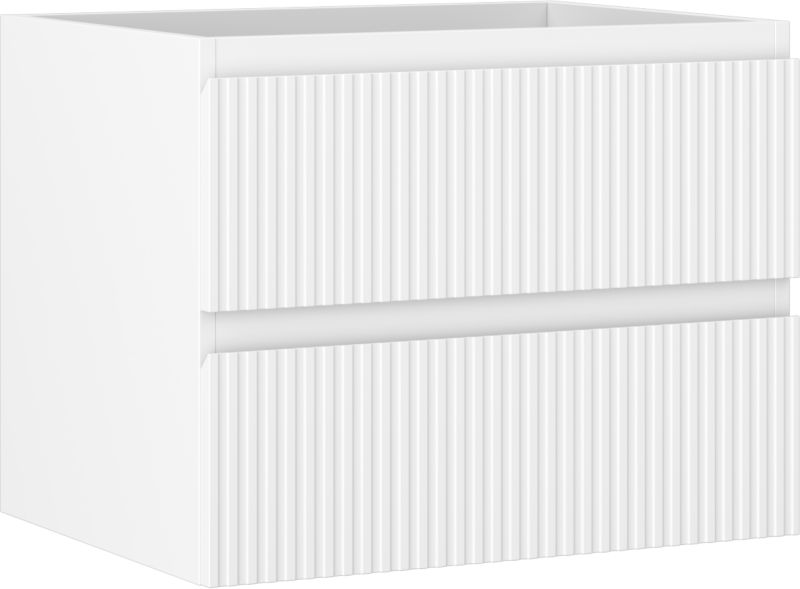 Szafka podumywalkowa Mexen Rivel biała mat 60 cm 2 szuflady 1 szt.