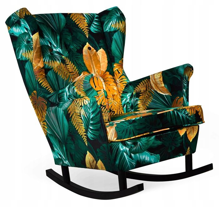 Fotel uszak do salonu bujany Family Meble ARI zielony 1szt