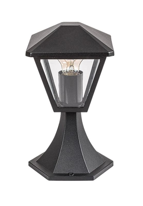 Lampa ogrodowa stojąca Rabalux Paravento czarno-przezroczysty 1 x E27 x 40W IP44 wym: 29 x 16 x 16 cm - 1 szt.
