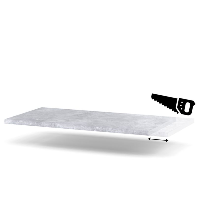 Blat Kuchenny Hurtownia-Mebli 28mm Blande 80-89 89cm Beton 89x60x cm 1szt.