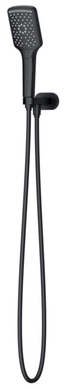 Zestaw prysznicowy Cersanit Larga czarny 9cm EasyCLEAN PCV WRAS 1 szt.