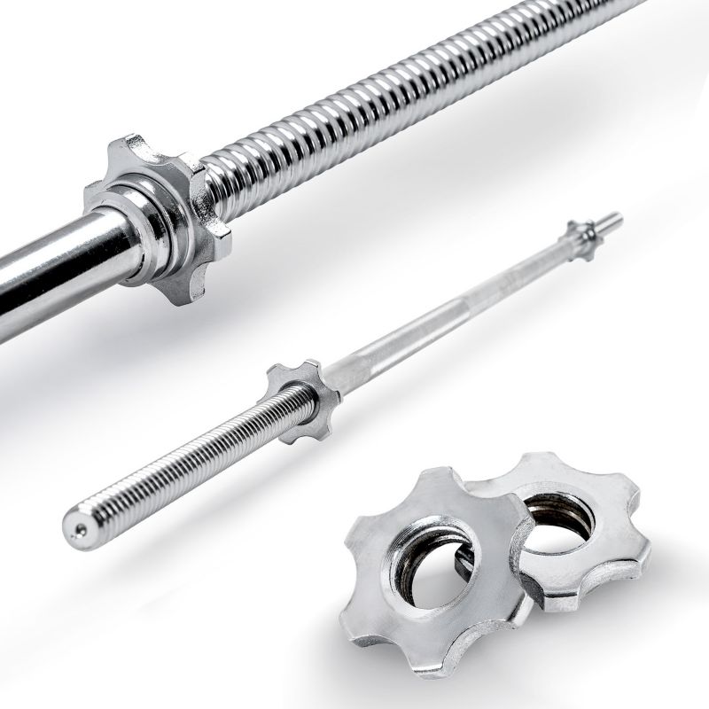 Gryf prosty śrubowy THUNDER SG-SC-180/30 180cm 30mm stal chromowana 1szt.