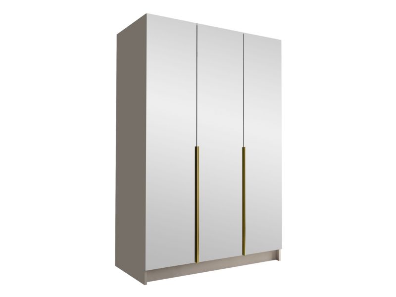 Szafa MIRJAN 24 z lustrem Calia III kaszmir/złoty 1 szt.