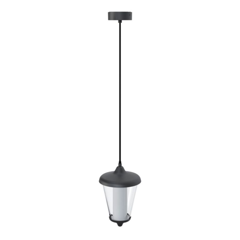 Lampa ogrodowa wisząca LED GoodHome Haro 1000 lm grafitowa