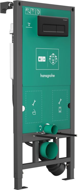 Stelaż podtynkowy WC Hansgrohe Iframe Original Q czarny
