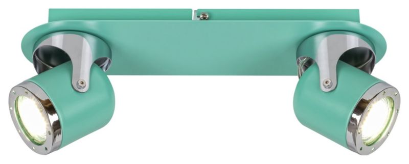 Oprawa sufitowa spot Rabalux April miętowy 2 x GU10 x 5W IP20 wym: 12 x 32 x 9 cm - 1 szt.