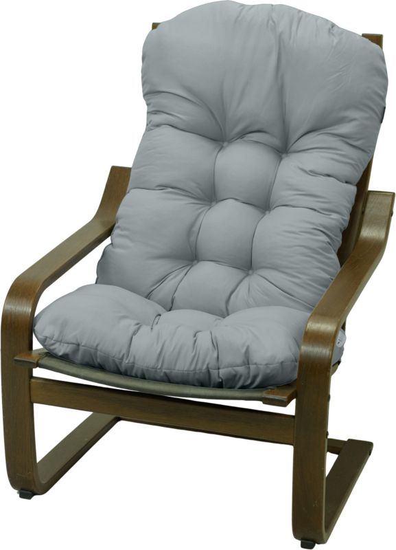 Poduszka na fotel drewniany AMPO gruba jasny szary Ikea Poang 1 szt.