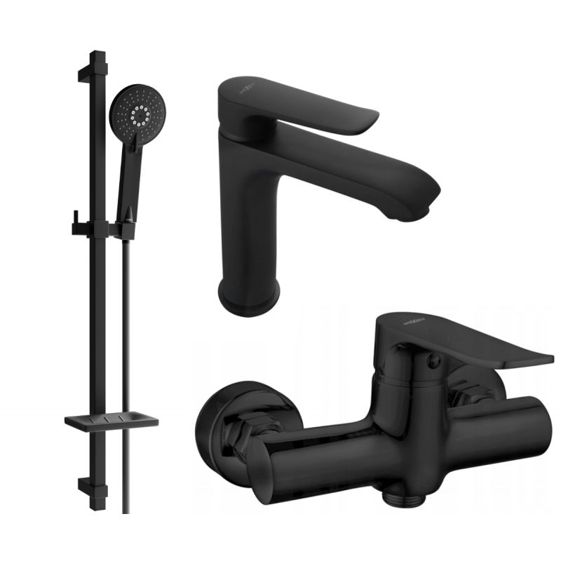 Zestaw prysznicowy Mexen Pecos czarny 72704DQ40-70 1 szt.