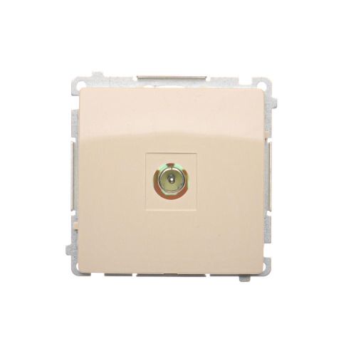 Gniazdo R-TV Kontakt-Simon Basic końcowe beż 1 szt.