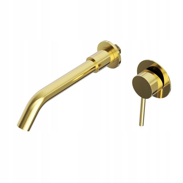 Bateria Umywalkowa Podtynkowa Granitan Kivo Złota Korek Klik Klak Z Przelewem 1 szt.