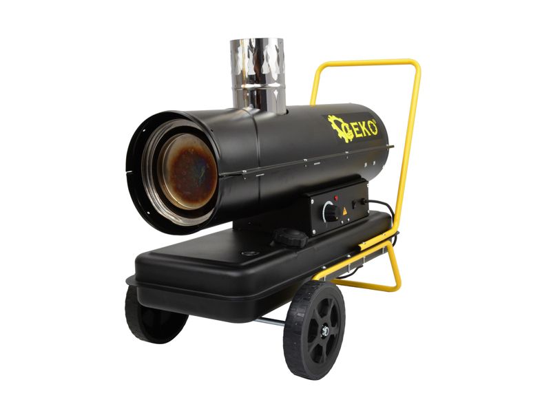 Nagrzewnica olejowa GEKO z termostatem 25kW odprowadzanie spalin 1szt.