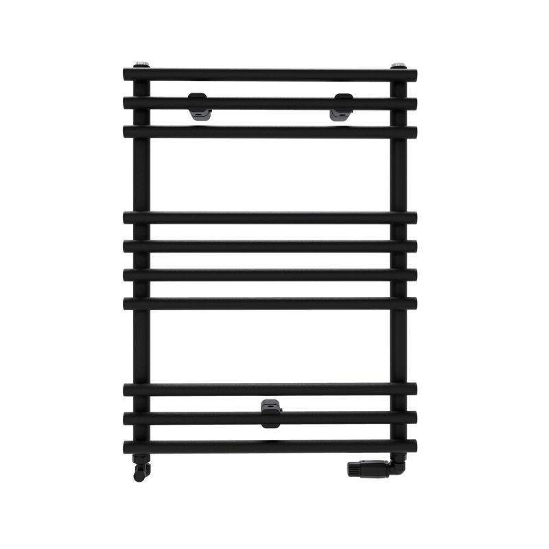 Grzejnik łazienkowy Luxrad Picco 67.7 X 50 cm czarny