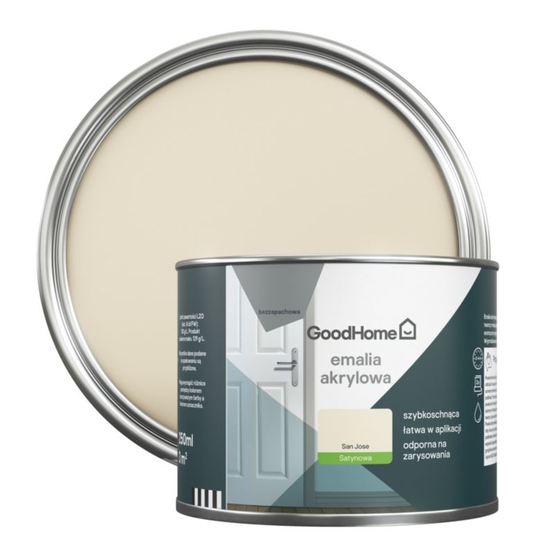 Emalia akrylowa plamoodporna GoodHome san jose 0,25 l