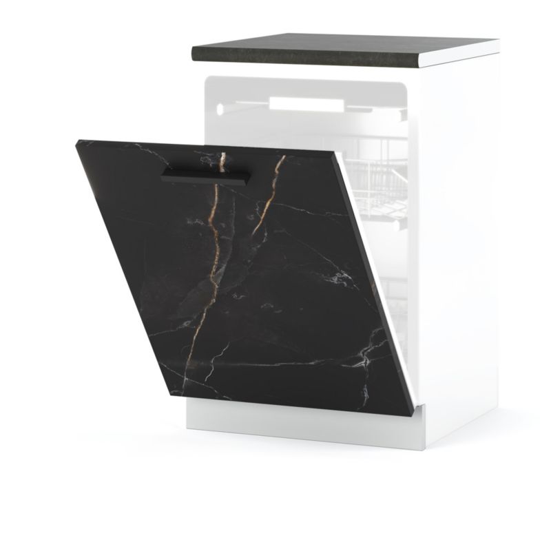 Szafka Kuchenna Hurtownia-Mebli Stojąca Do zmywarki Blanka dolna ZM60 60cm Biały Mat San Sebastian 60x47x85 cm 1szt.