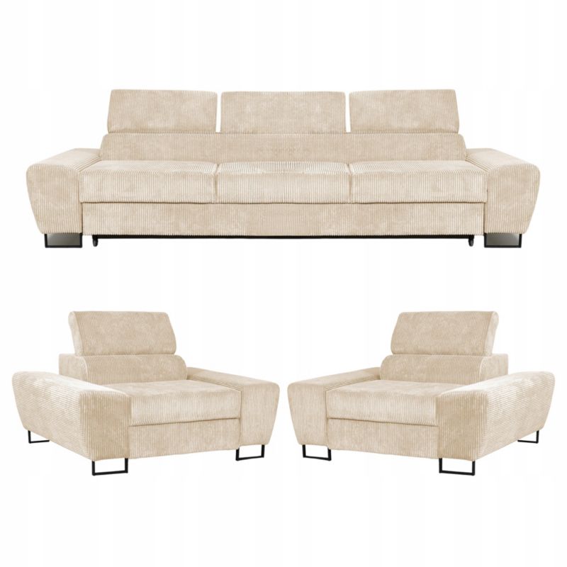 Zestaw mebli do salonu sofa i fotele Family Meble Savio 1szt