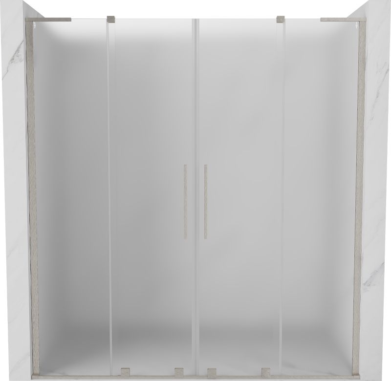 Drzwi prysznicowe przesuwne Mexen Velar L szron 170x200 1 szt.