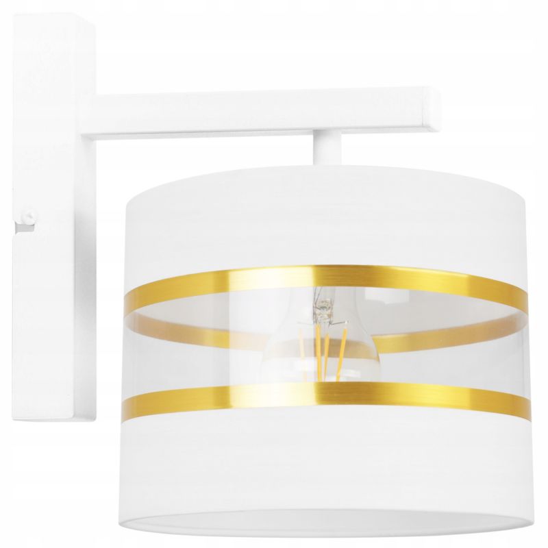 Lampa ścienna kinkiet Light Home LH Elegance Gold 1x E27 60W biały 1szt.