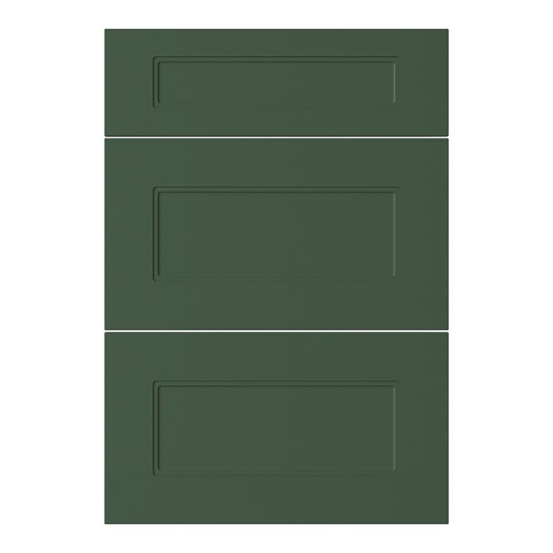 Front kuchenny do szafki z 3 szufladami GoodHome Artemisia 50 cm classic zielony