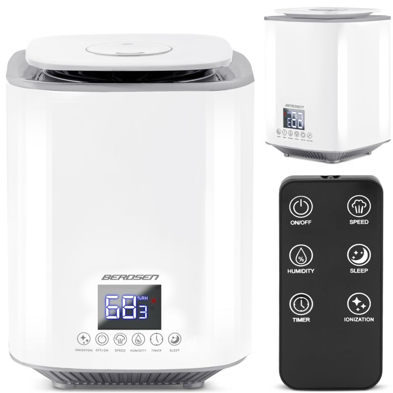 Nawilżacz powietrza Berdsen ultradźwiękowy jonizator aromaterapia pilot 1szt.