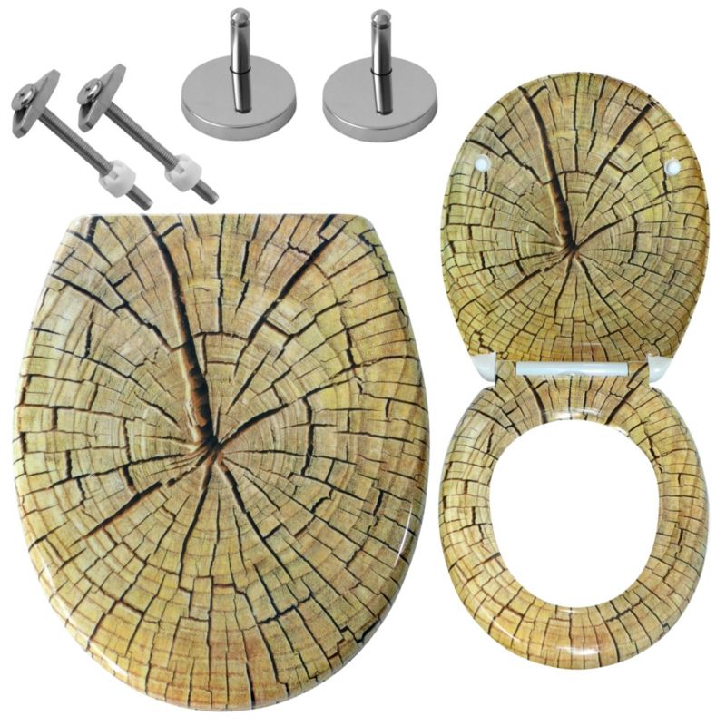 Deska sedesowa Estiva Dec 14 wolnoopadająca duroplastowa wzór 1 szt.