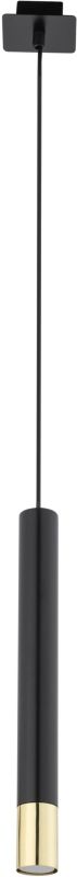 Lampa wisząca Sopel grand 1-punktowa GU10 czarna / złota