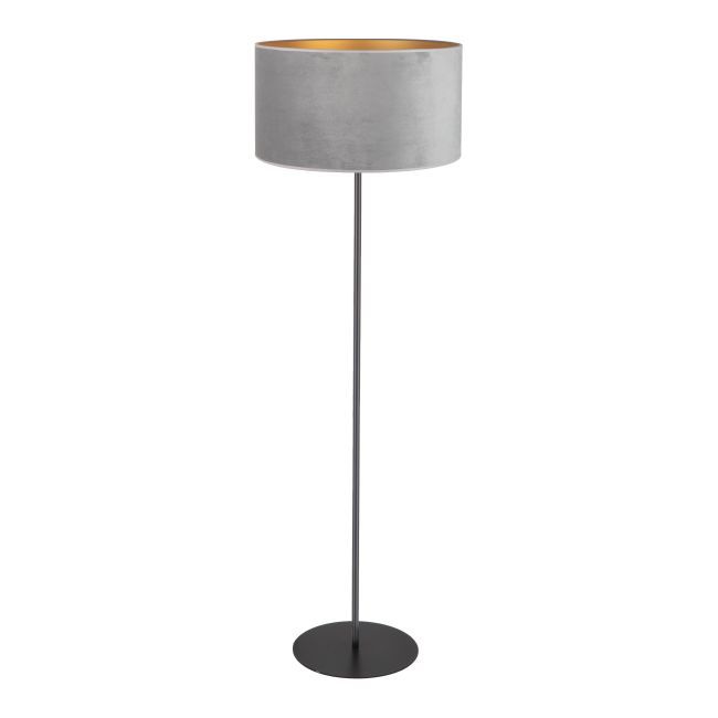 Lampa podłogowa Goldie 1 x E27 szara