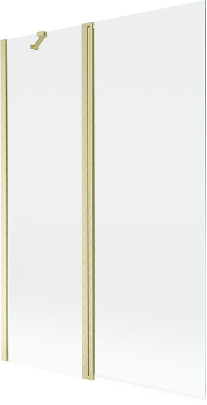 Parawan nawannowy Mexen Mist złoty szczotkowany 120x150 2-skrzydłowy 1 szt