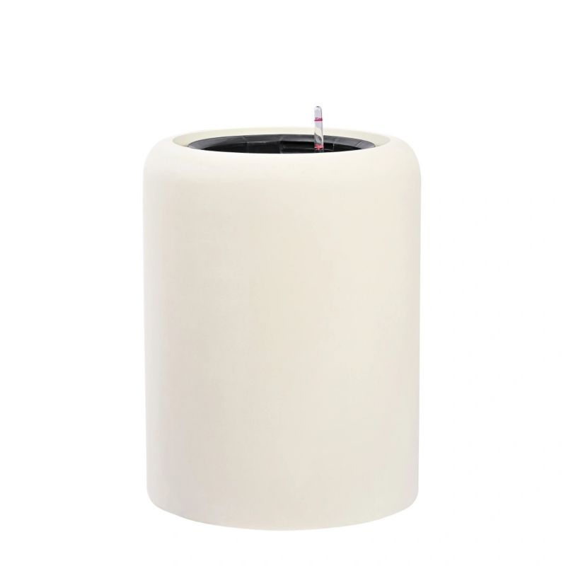 Doniczka Lechuza Z Włókna Szklanego Na Taras Do Domu AMBIENTE 60 biały beton 1 szt