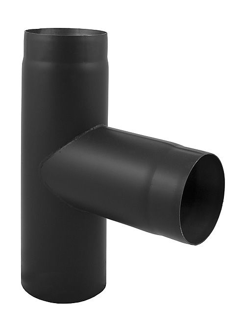 Trójnik czarny Darco 90° 150 mm