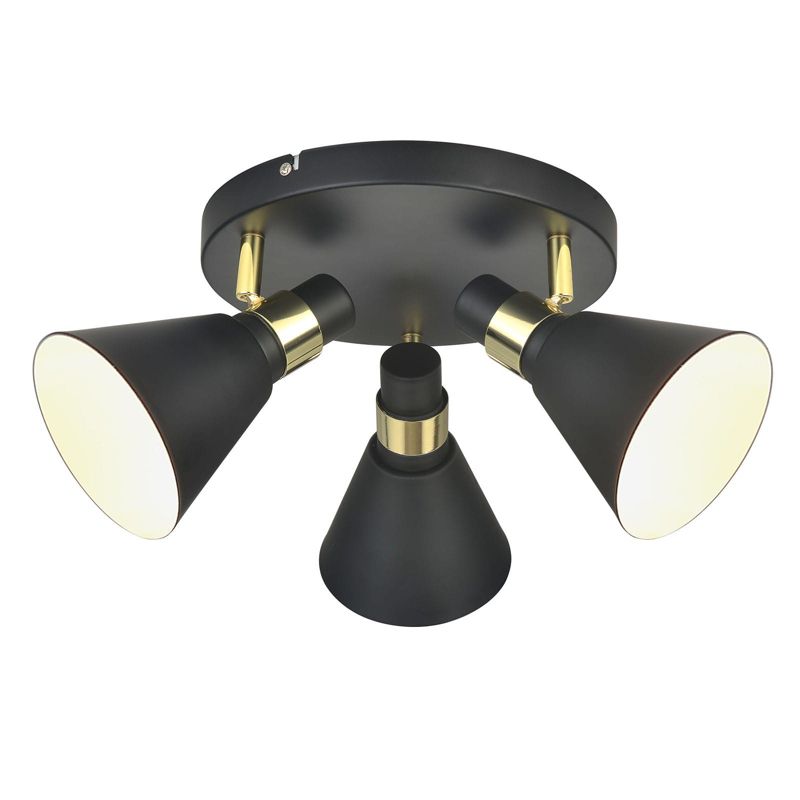 Lampa sufitowa wisząca Italux Biagio 7789 czarna industrialna 3xE14 x 40W 1 szt.