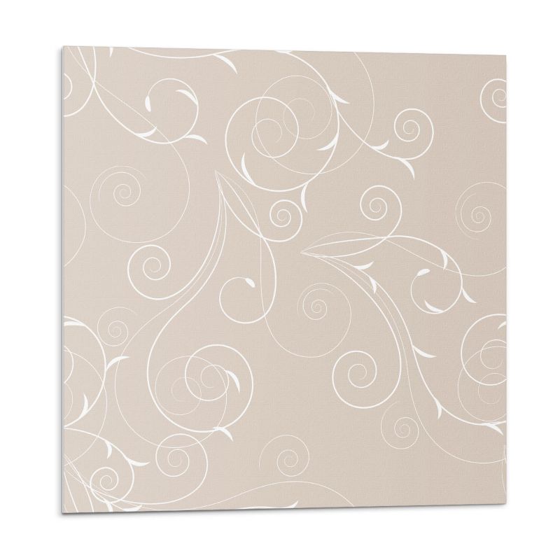 Kafelki samoprzylepne Wallfluent 30x30 cm Finezyjne spirale z motywem liści 9 szt.